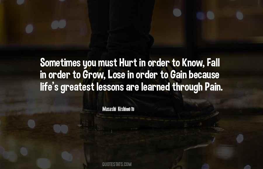 Lessons To Grow Quotes #1464250