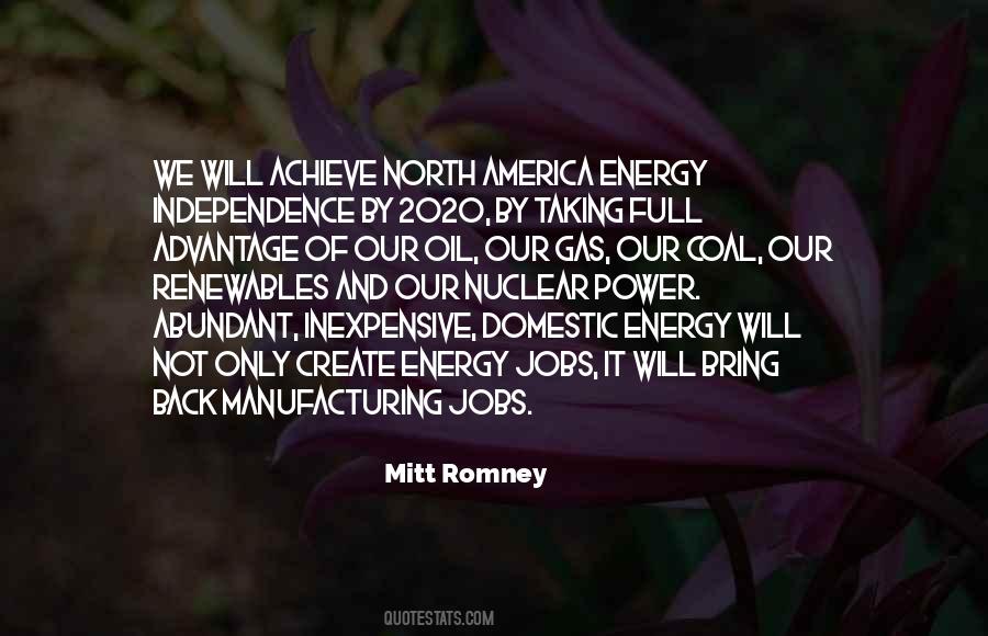 Gas Only Energy Quotes #1475901