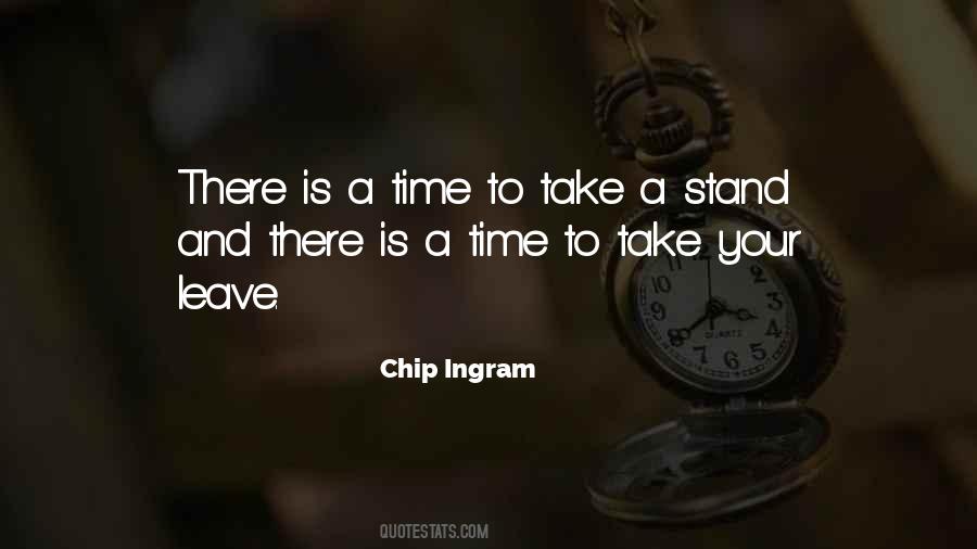 Time To Take A Stand Quotes #107684