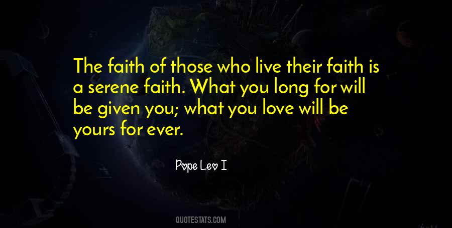 Faith Love Quotes #243936