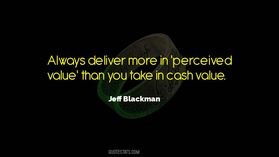 Deliver Value Quotes #273107