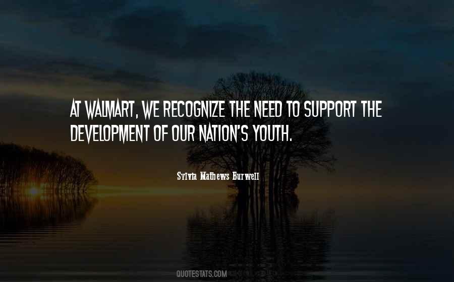 Support Youth Quotes #666125
