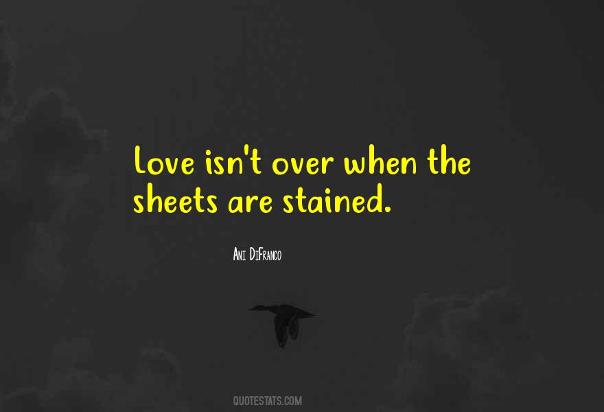 When Love Is Over Quotes #1692729