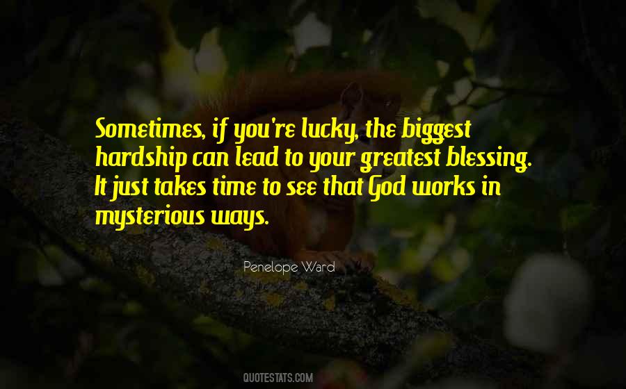 Greatest Blessing From God Quotes #804265