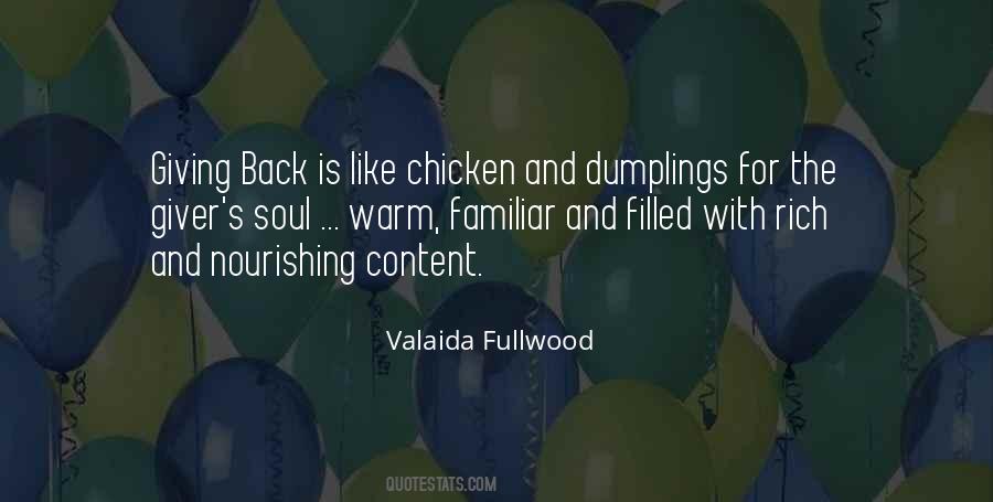 Quotes About Chicken Dumplings #1528065
