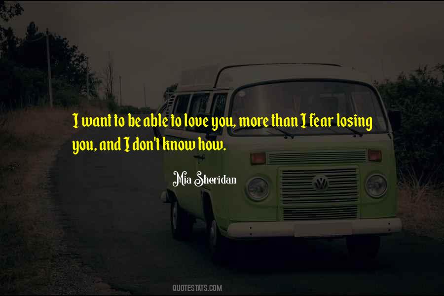 I Want You I Love You Quotes #279067