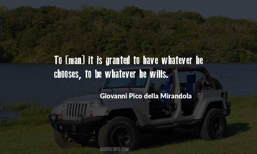 Della Mirandola Quotes #118588