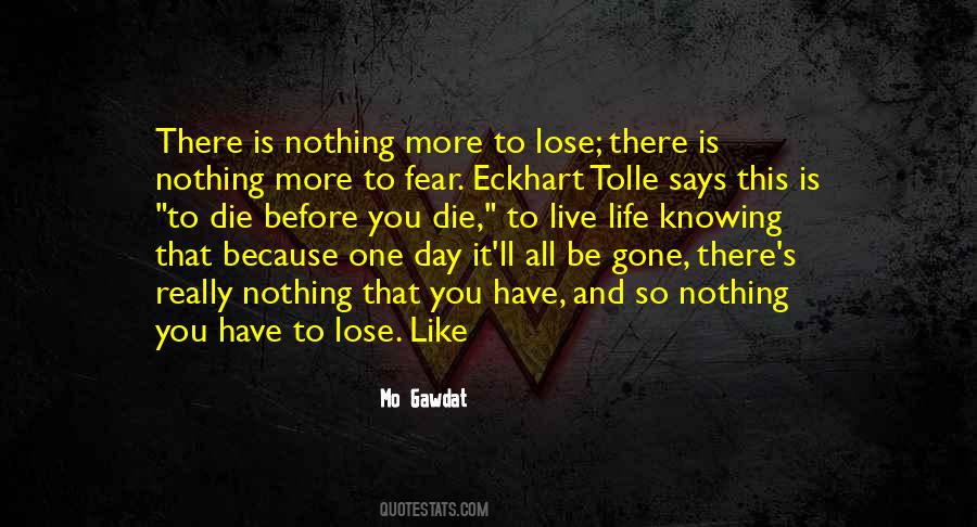 Eckhart Tolle Fear Quotes #649792