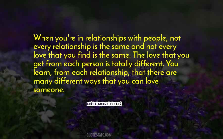 Quotes About Love Different Ways #1835798