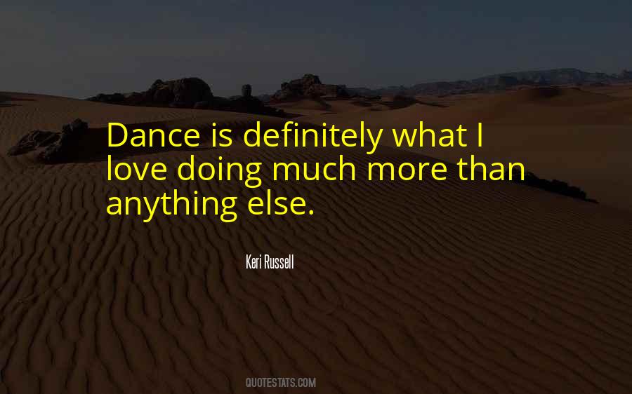 I Love Dance Quotes #489728