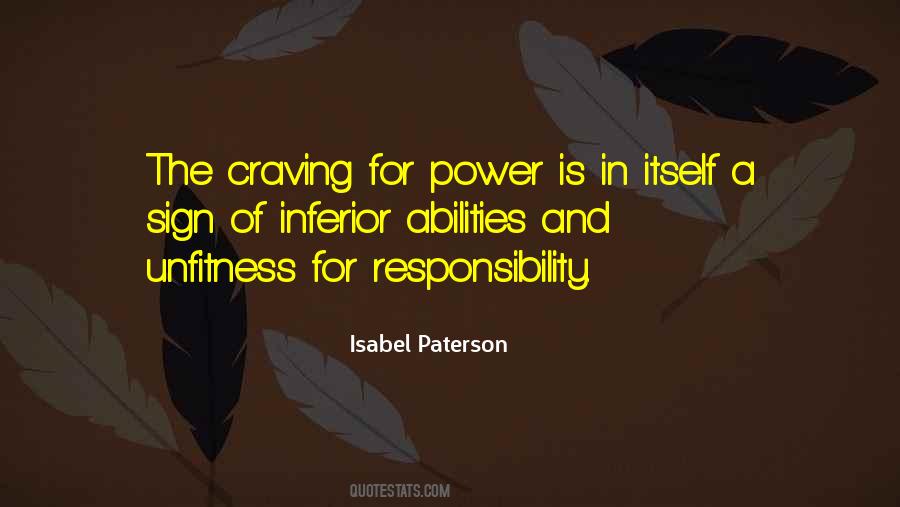 Power Responsibility Quotes #830831