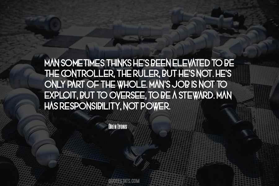 Power Responsibility Quotes #93776