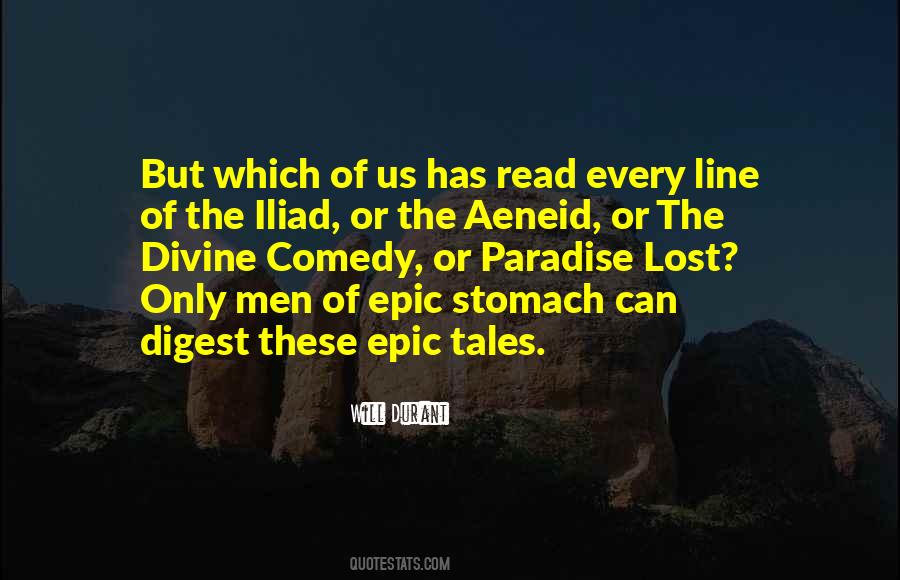 Epic One Line Quotes #412885