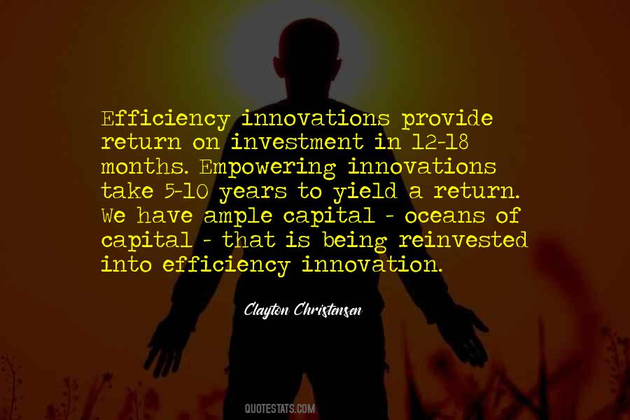 Return Of Investment Quotes #1515252