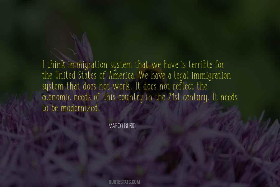 America Immigration Quotes #1375195