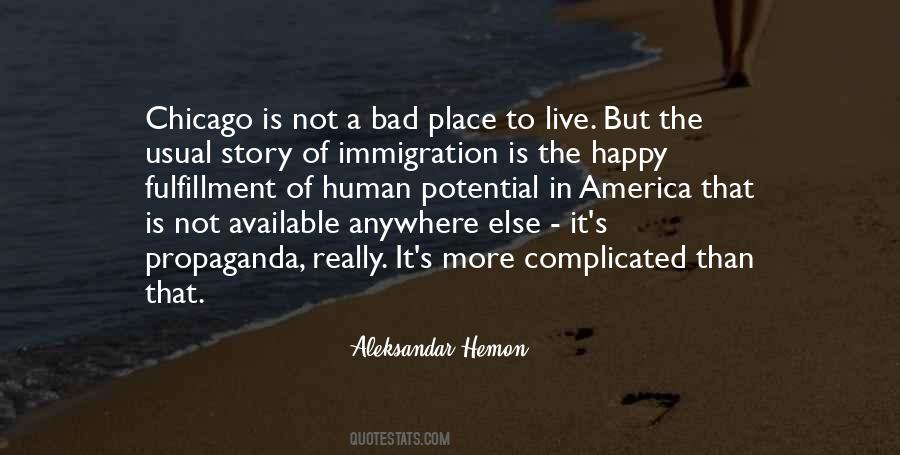 America Immigration Quotes #371768