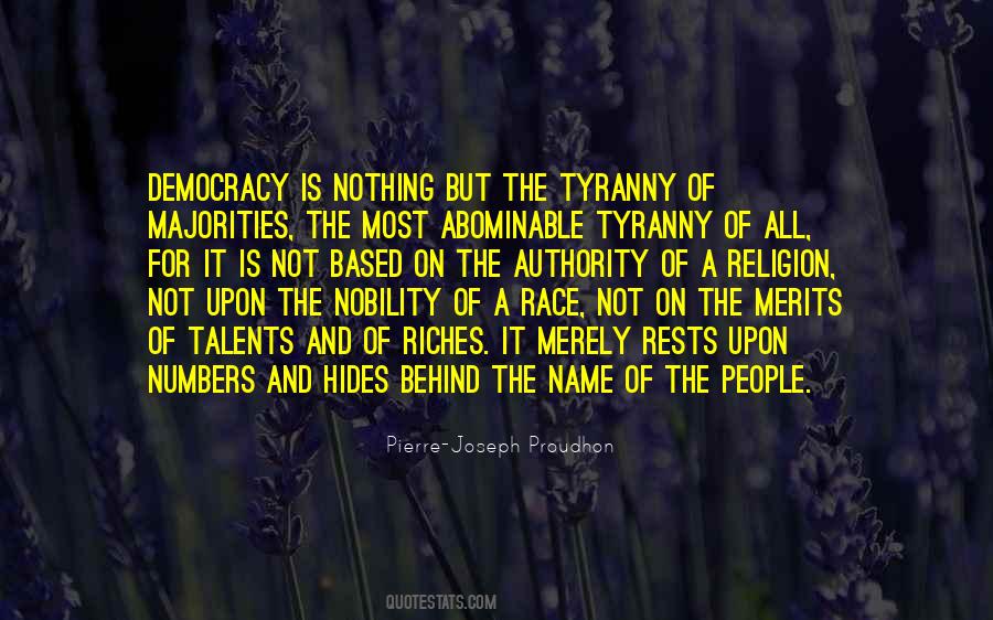 Democracy And Tyranny Quotes #1425178