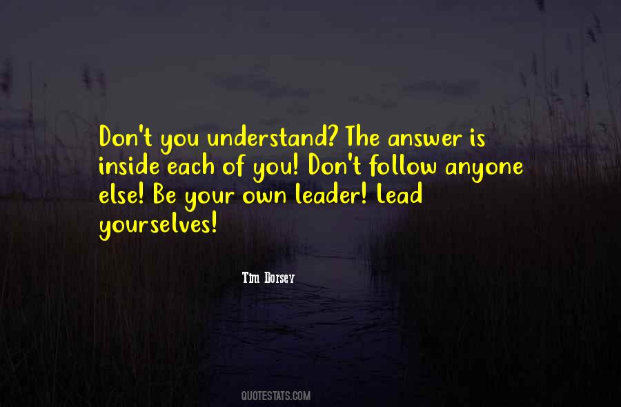Leader Lead Quotes #1267144
