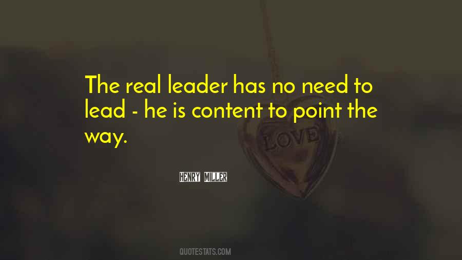 Leader Lead Quotes #1586332