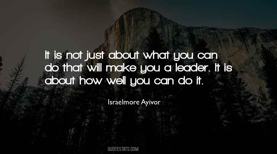 Leader Lead Quotes #1827919