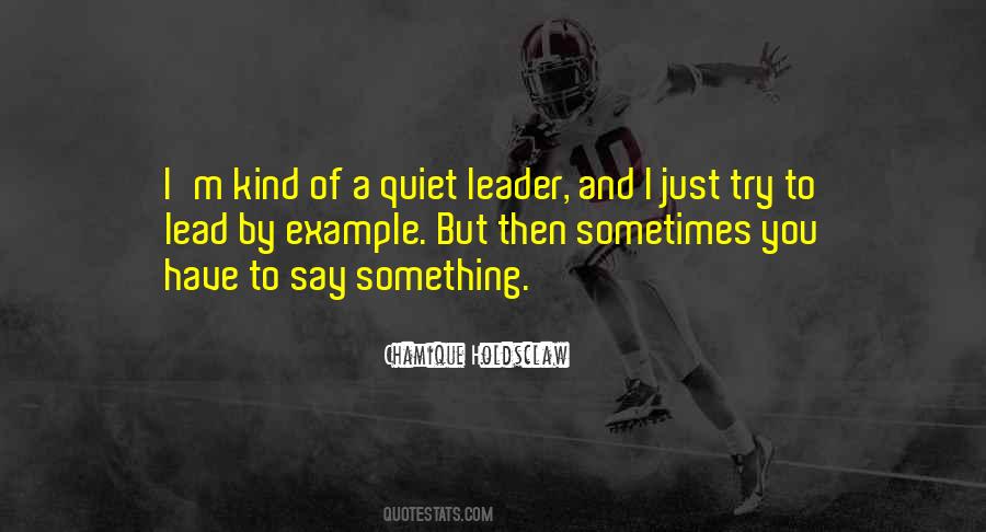 Leader Lead Quotes #19202