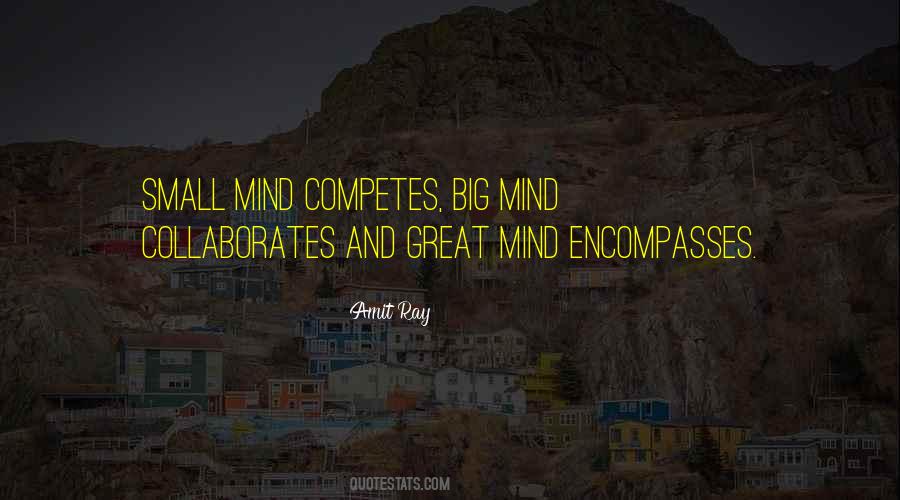 Quotes About Small Mindset #874943