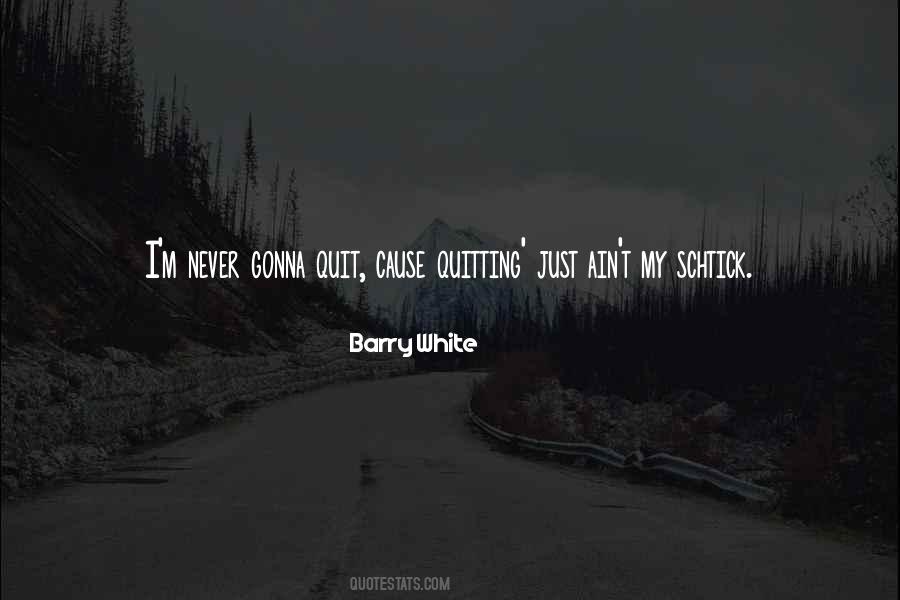 I Will Never Quit Quotes #673079