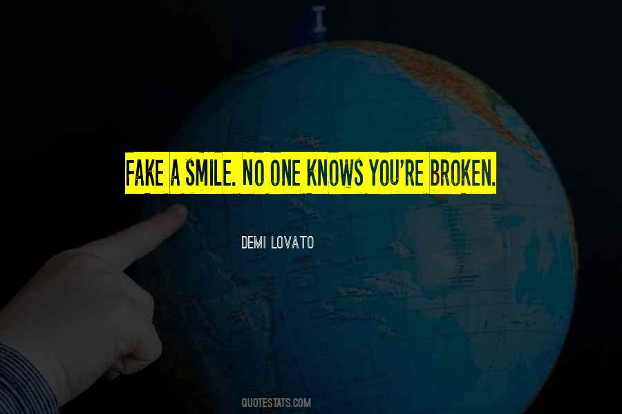 No More Fake Smile Quotes #557861