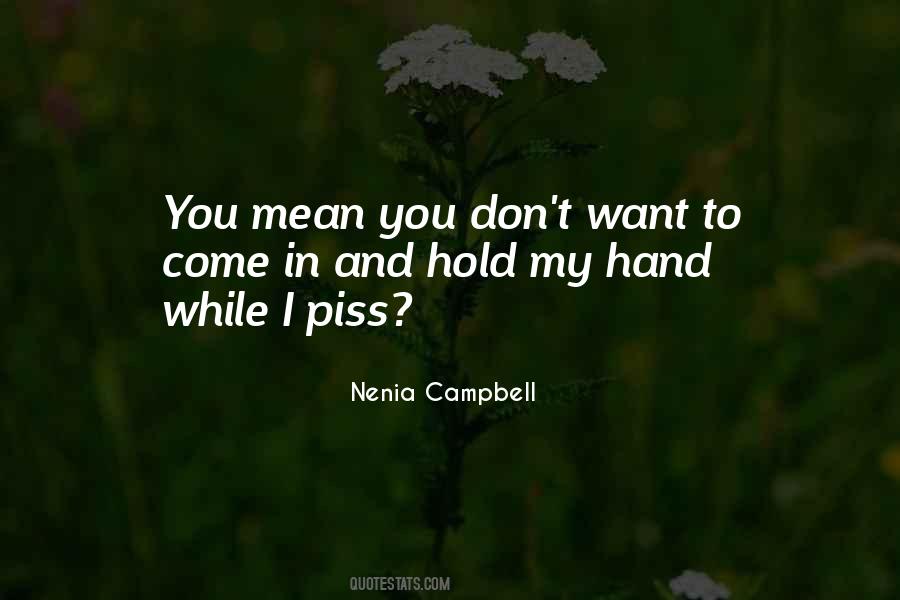 You Hold My Hand Quotes #910702