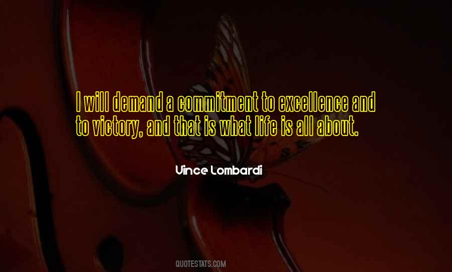 Demand Excellence Quotes #1020597