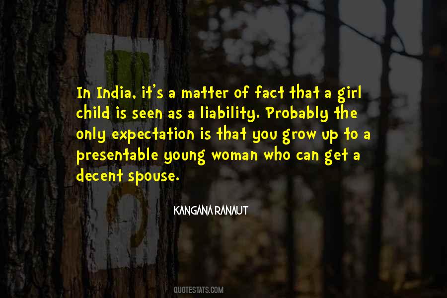 As A Young Woman Quotes #1739489