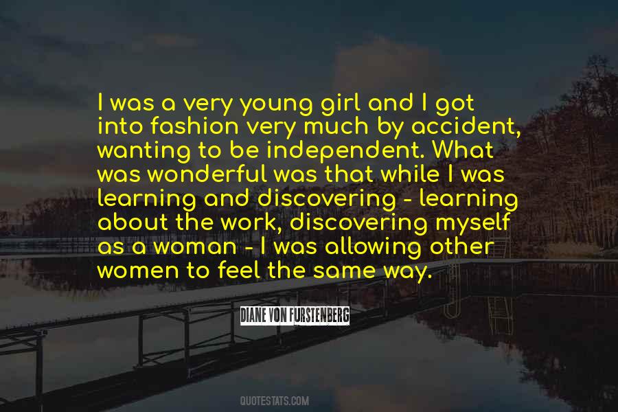 As A Young Woman Quotes #903103