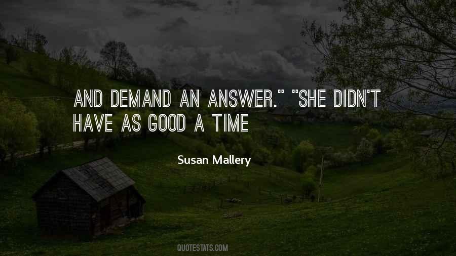 Demand Time Quotes #437986