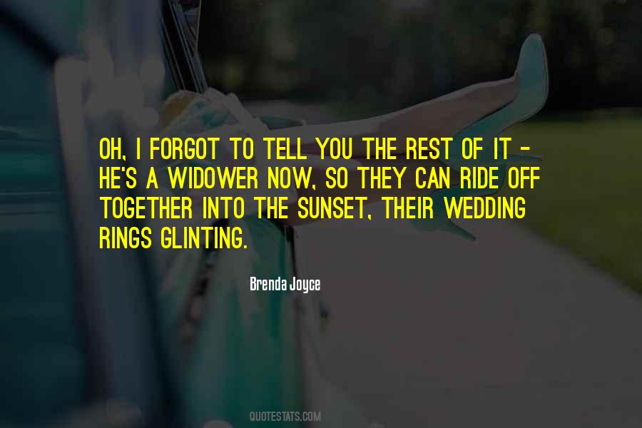 Quotes About My Wedding Rings #885509