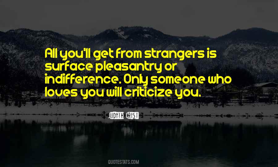 Love Indifference Quotes #1205360