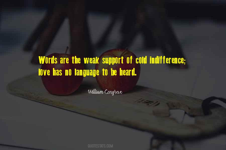 Love Indifference Quotes #1233686