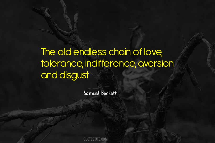 Love Indifference Quotes #1419130