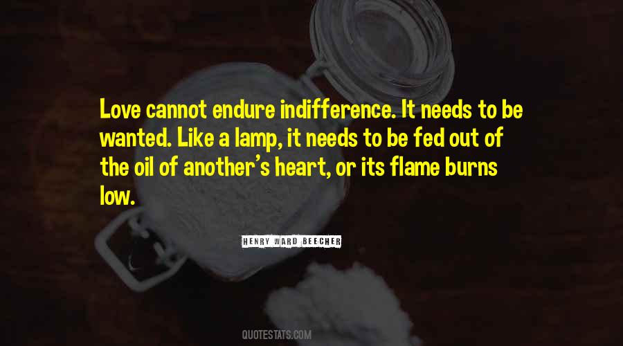 Love Indifference Quotes #1638954