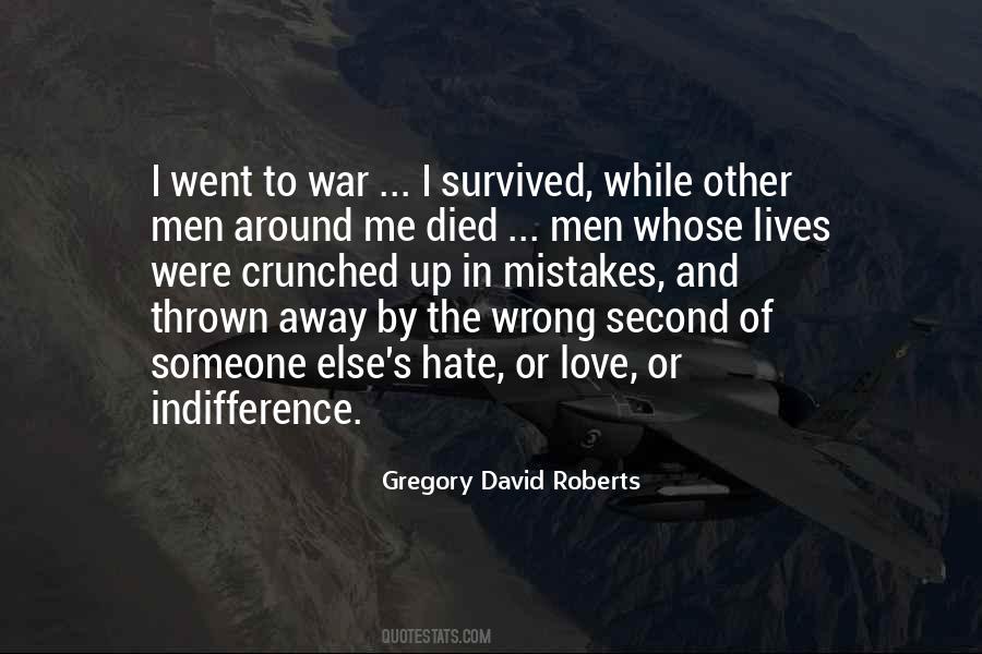 Love Indifference Quotes #1642537