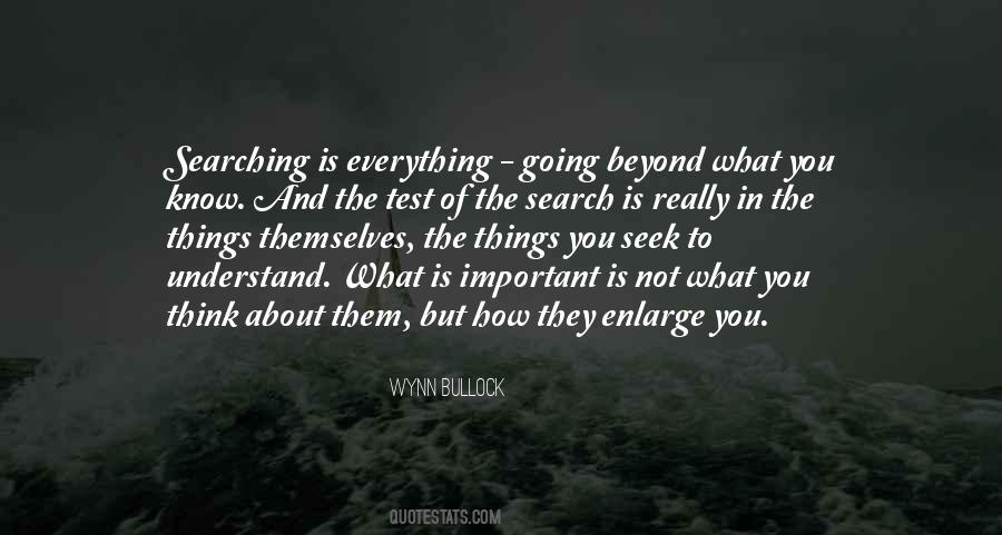 Everything Is A Test Quotes #1138392