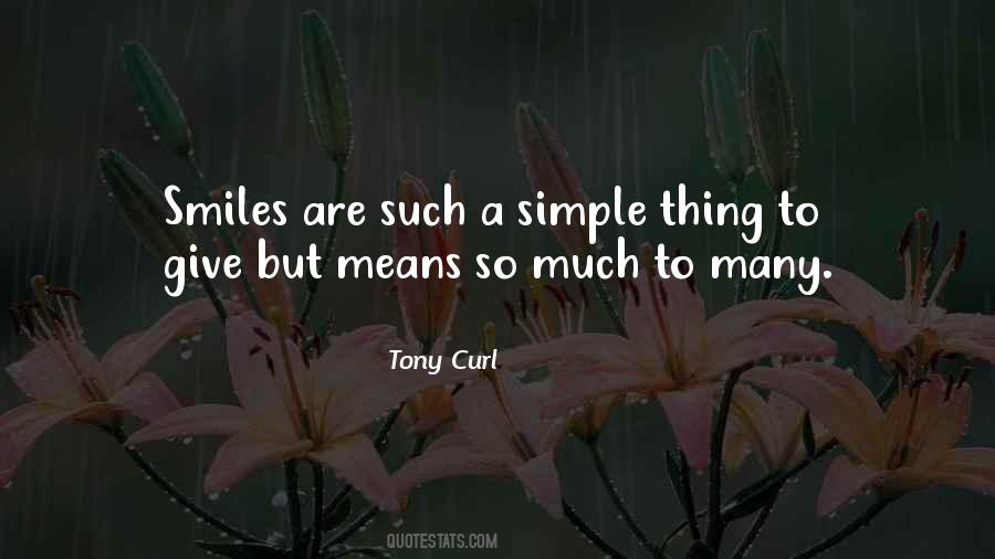 A Simple Smile Quotes #1454258