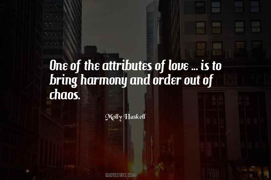 Love And Chaos Quotes #1763413