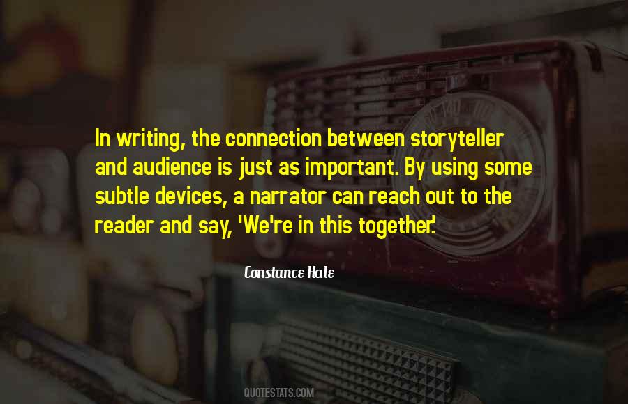Quotes About Using Your Connection #931922