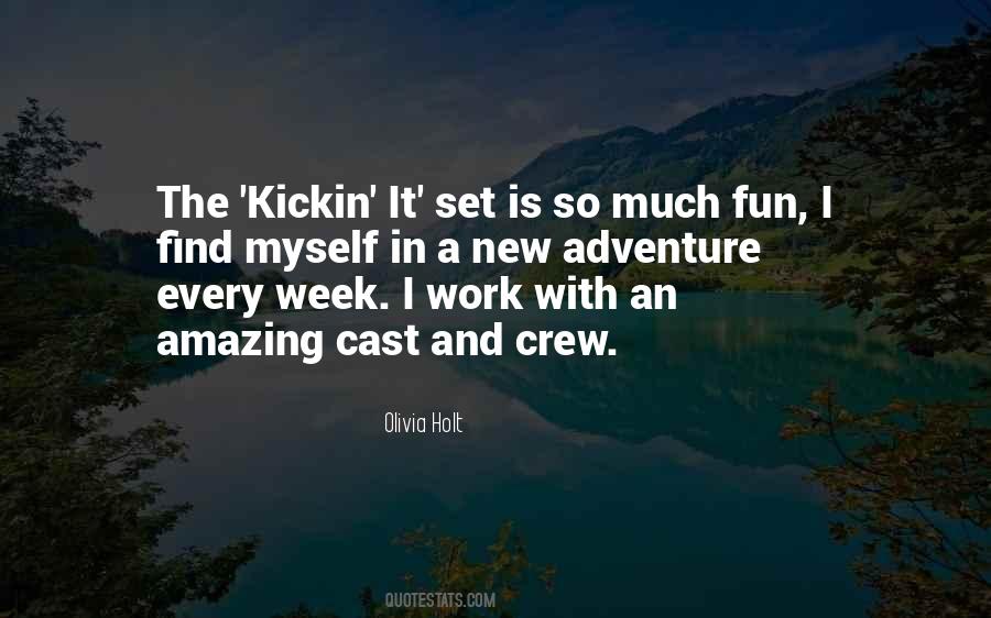 Best Kickin It Quotes #1455510