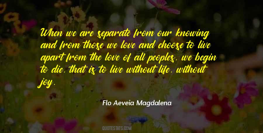 When We Are Apart Quotes #200904