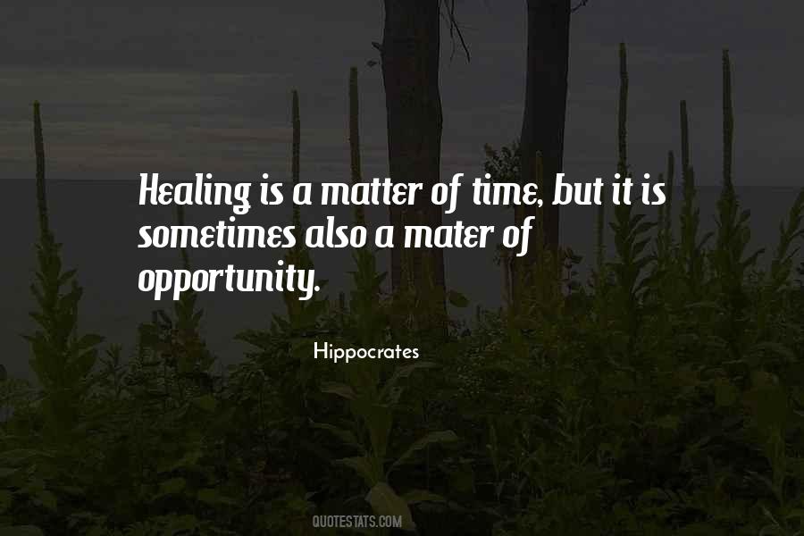 Is A Matter Of Time Quotes #461976