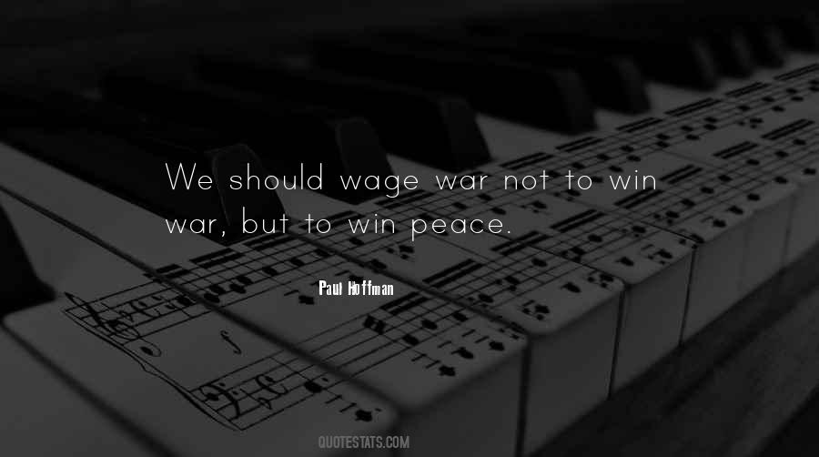 War Win Quotes #205296