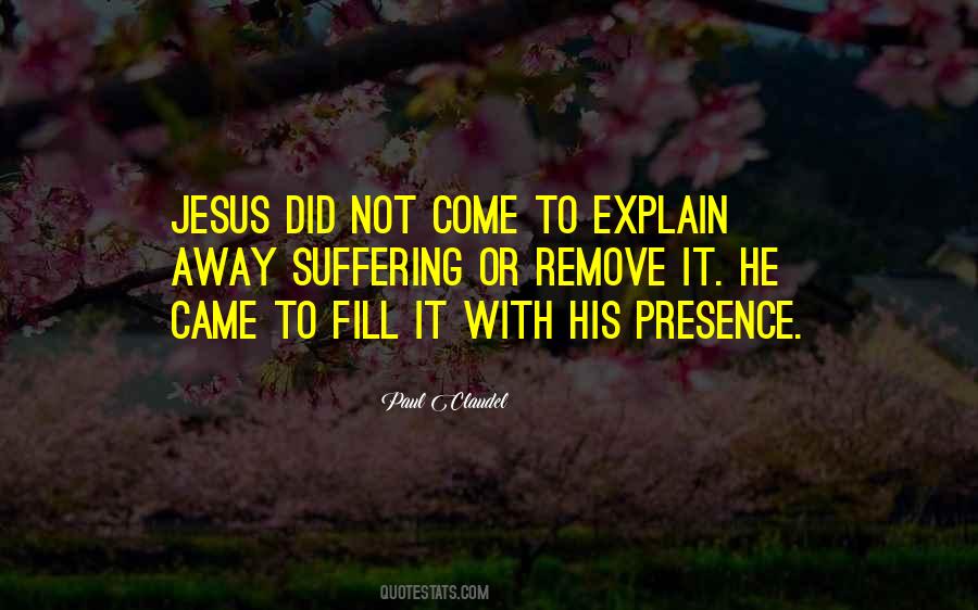 Quotes About Jesus Suffering #321490