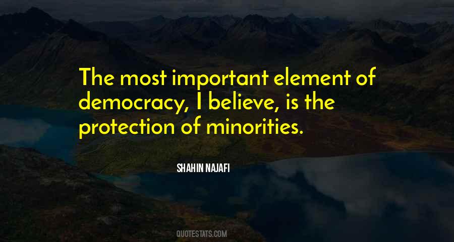 Democracy Minorities Quotes #1496840