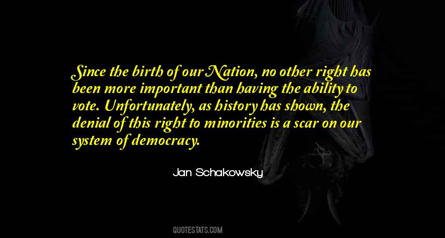 Democracy Minorities Quotes #54760